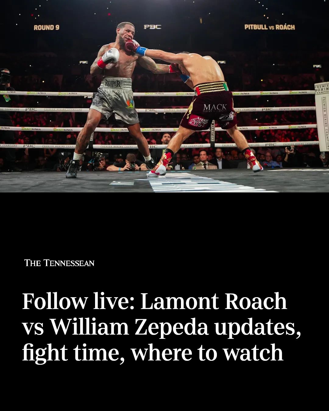 Follow along for live updates throughout the Lamont Roach vs