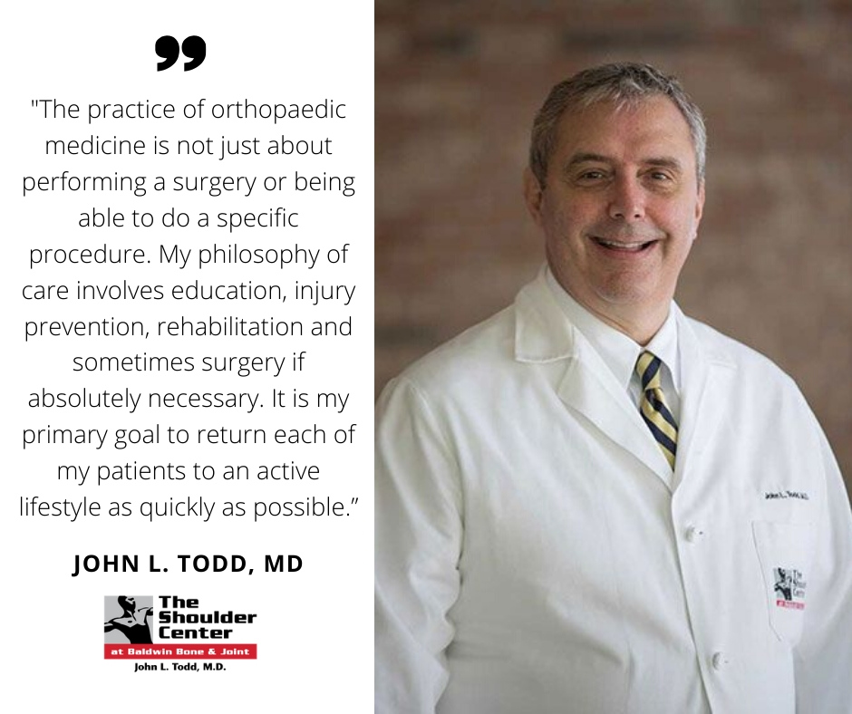 Meet Dr. John Todd, Medical... - The Shoulder Center | Facebook