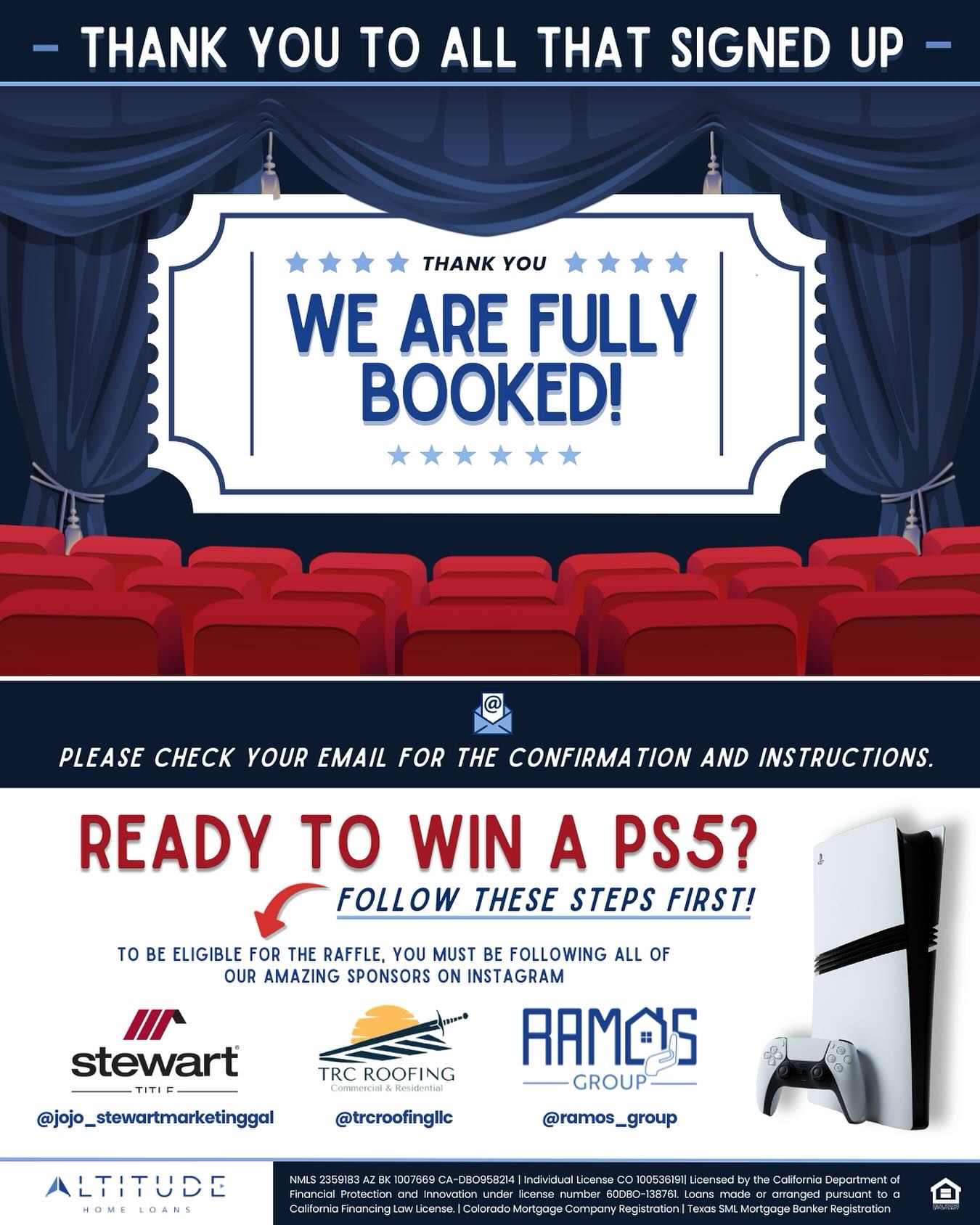 Ramos - 🎬 We’re officially FULLY BOOKED for our Movie Takeover! 🍿 ...