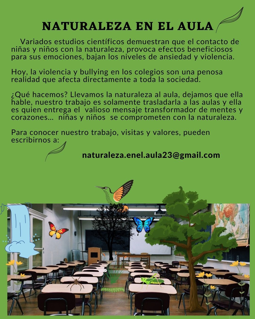 Naturaleza en el aula - Llevamos la naturaleza a todas las escuelas de ...