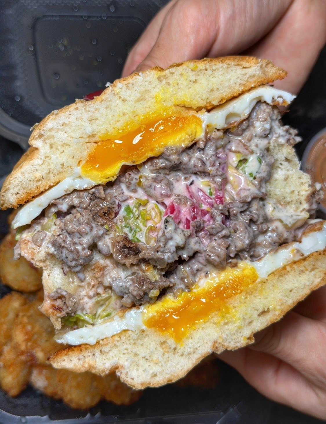 Taste - Spam and Bistek breakfast sandwiches with spuds from Lapu Lapu ...