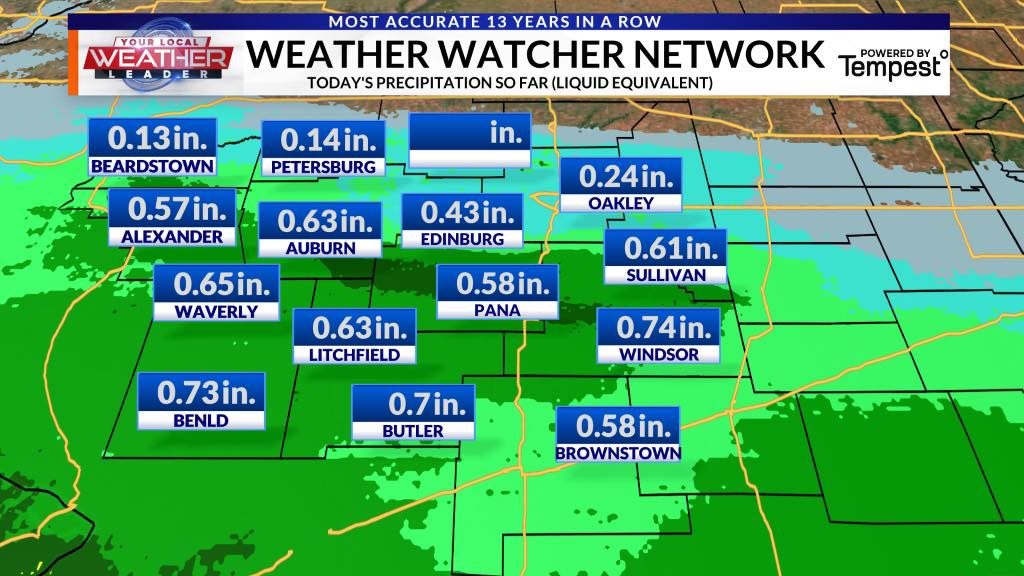 8:14p - Those are some VERY... - Meteorologist Jacob Dickey | Facebook