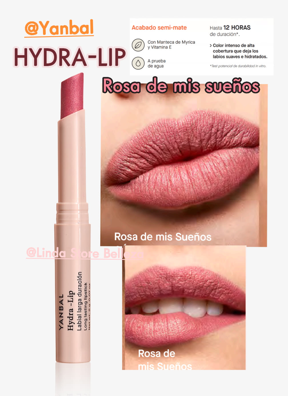 💄 Labial Hydra-Lip Larga Duración de... - Linda Store Belleza | Facebook