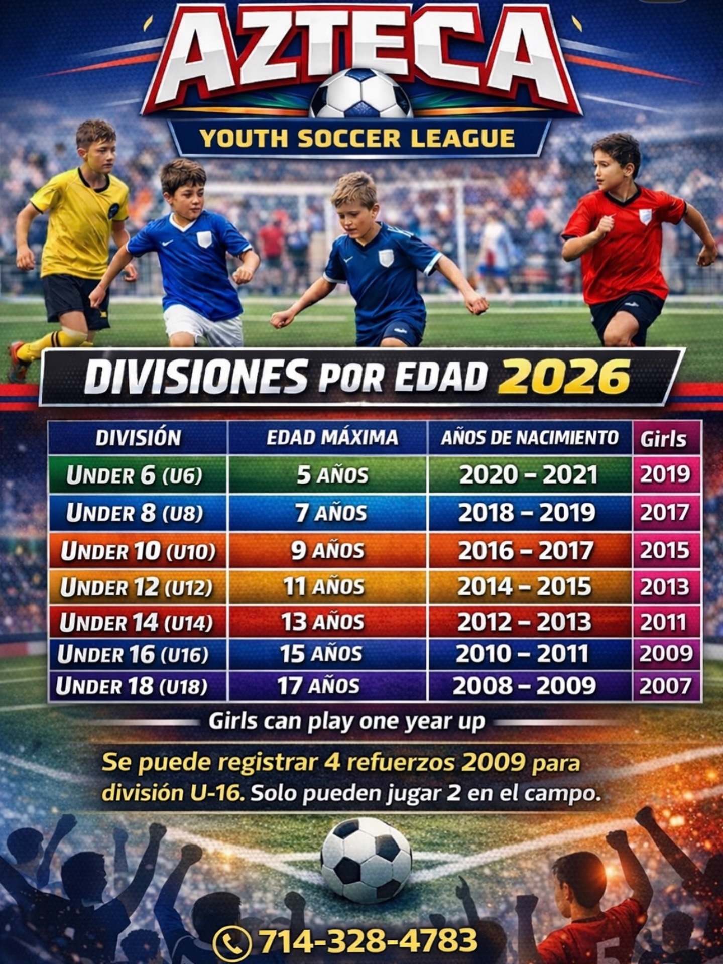 Azteca soccer league | Garden Grove CA