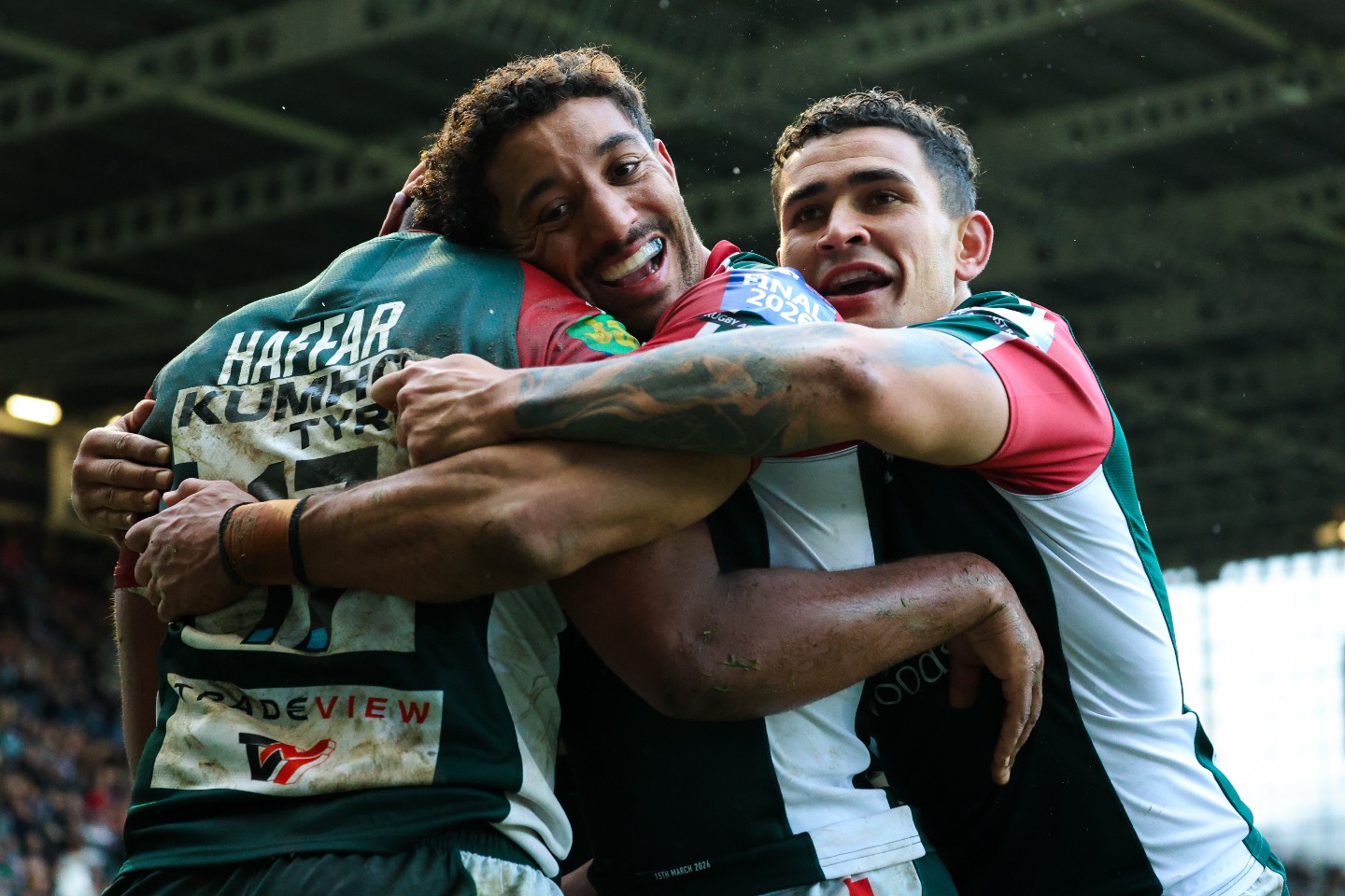 Infradito Samurai Leicester Tigers Per Uomo - Taglia UK 10 - Comode E Traspiranti