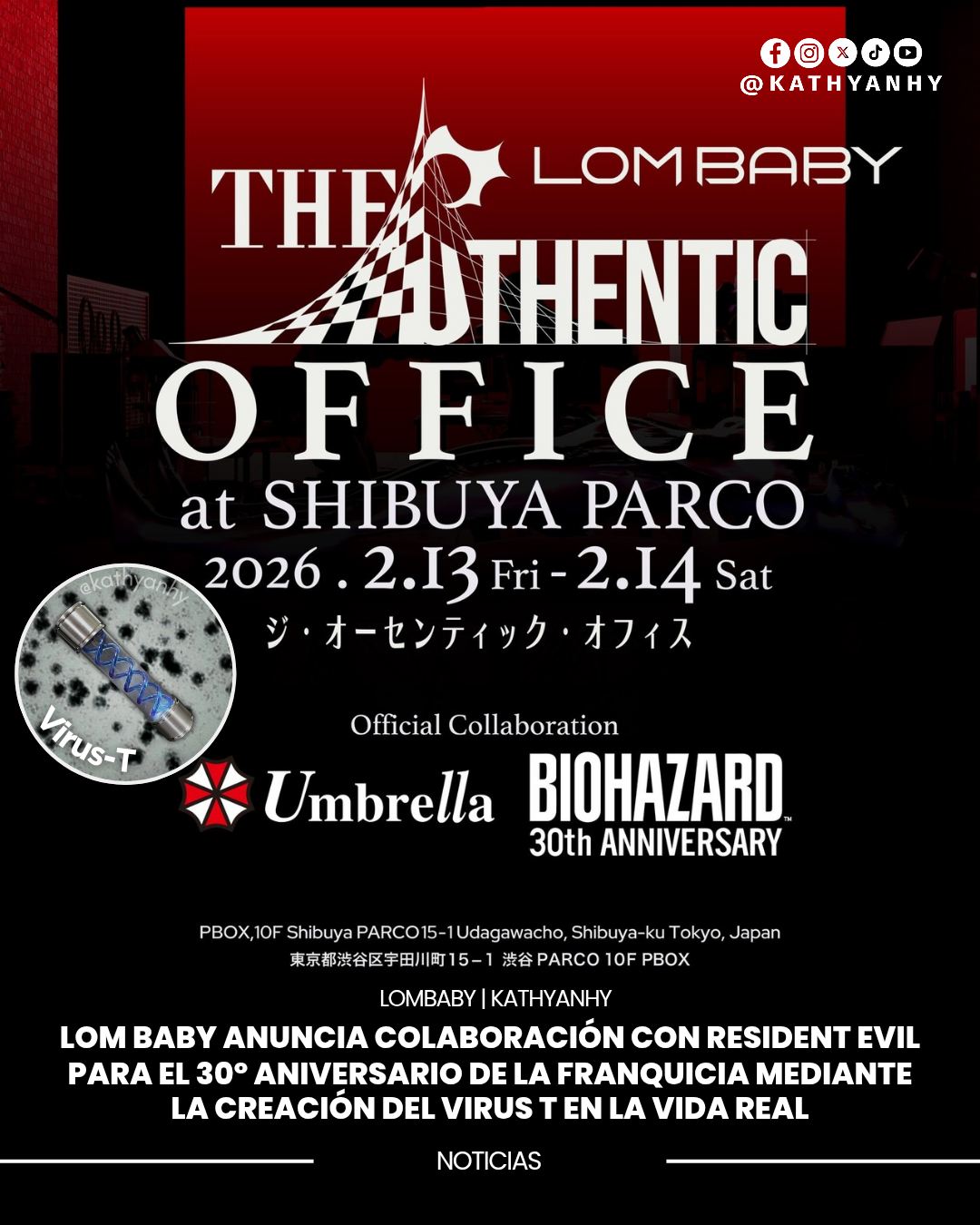 ᴋᴀᴛʜʏᴀɴʜʏ - LOM BABY x Umbrella/Biohazard: Crean el virus T de Resident ...