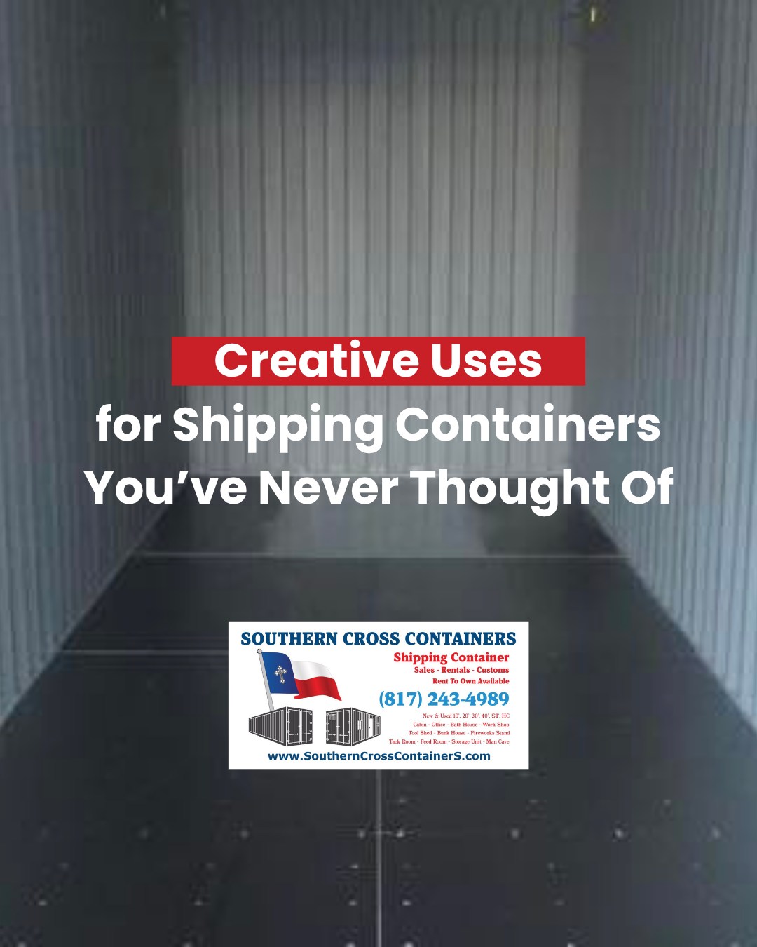 Southern Cross Containers... - Southern Cross Containers