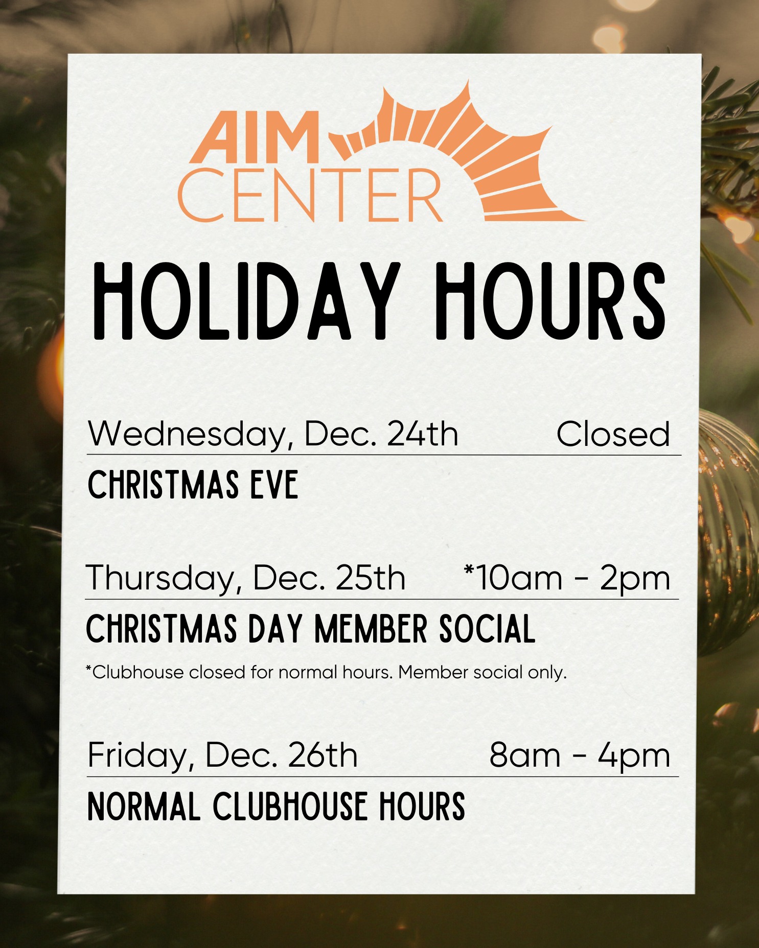 AIM - Heads up, AIM family! Before you get too wrapped up in the ...
