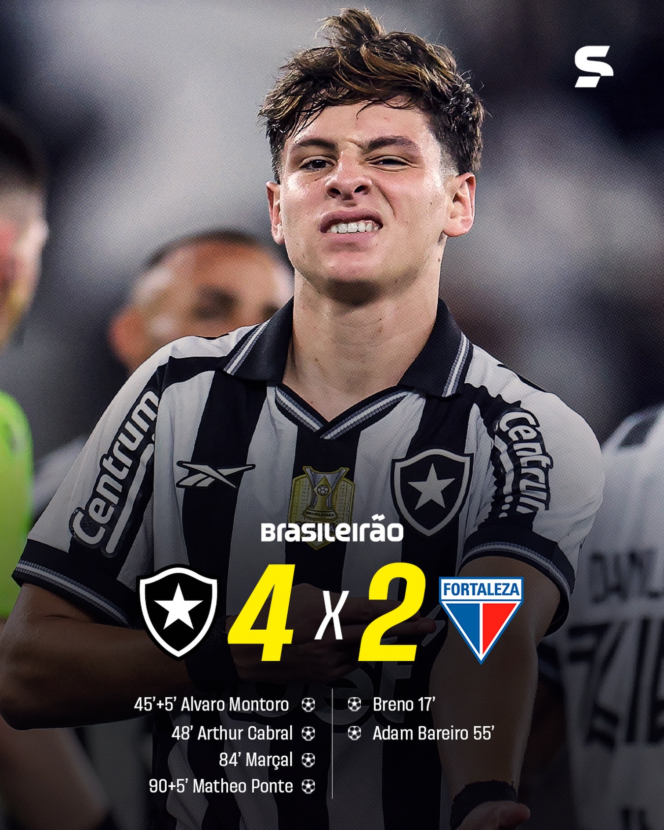 sportv - O BOTAFOGO VENCE E REBAIXA O FORTALEZA!!! 🔥⚫️⚪️ Em um jogo de ...