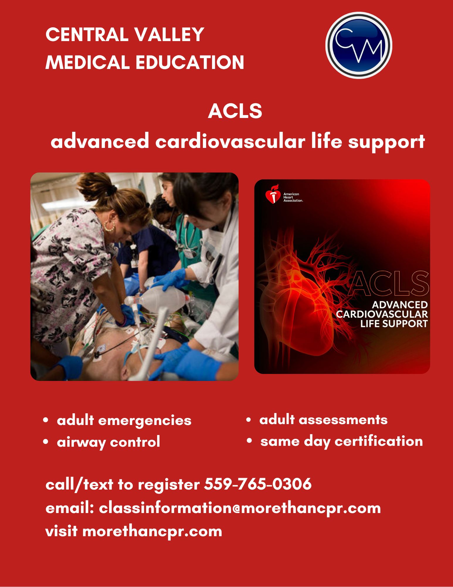 Central - ️‍🔥 In-Person ACLS Classes – Instructor-Led Training! ️‍🔥 ...