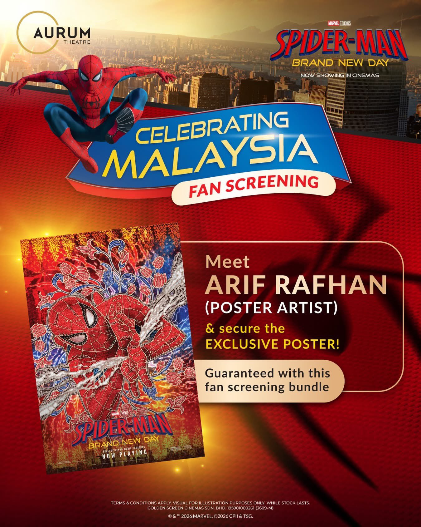 Heads up! A special fan screening for 