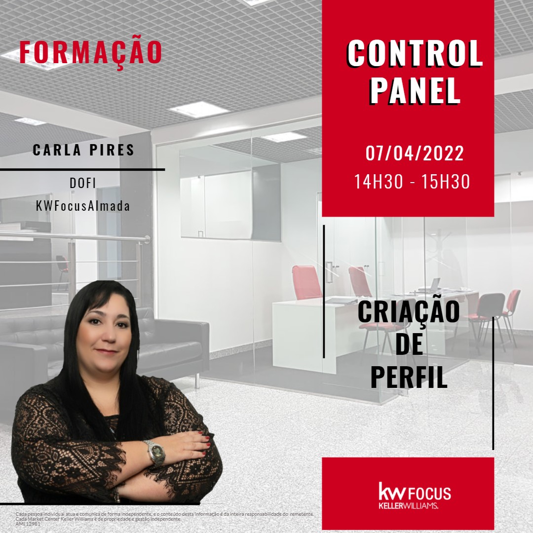 KW FOCUS - 📌 CONTROL PANEL 📌 Sabes que o teu futuro...