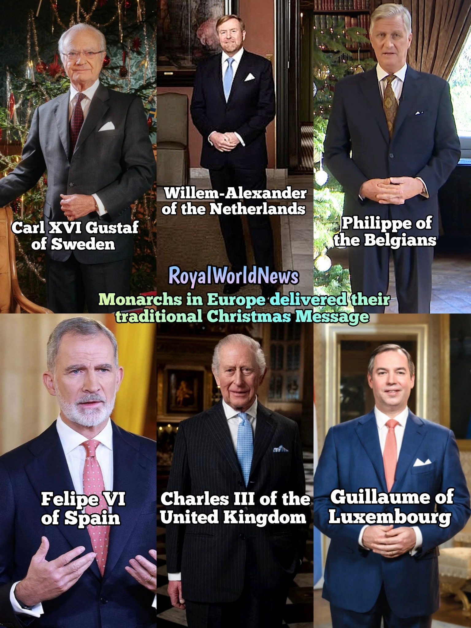 Royal - The monarchs who will deliver their Christmas message today ...