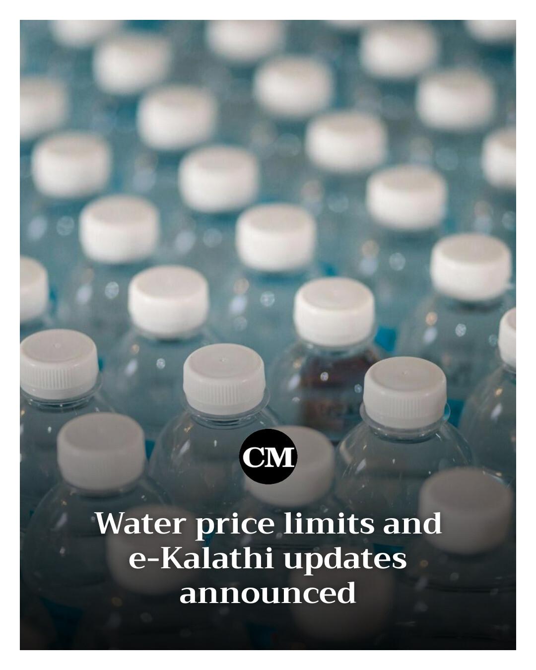 Cyprus - Maximum prices for water sold at select retail points and new ...