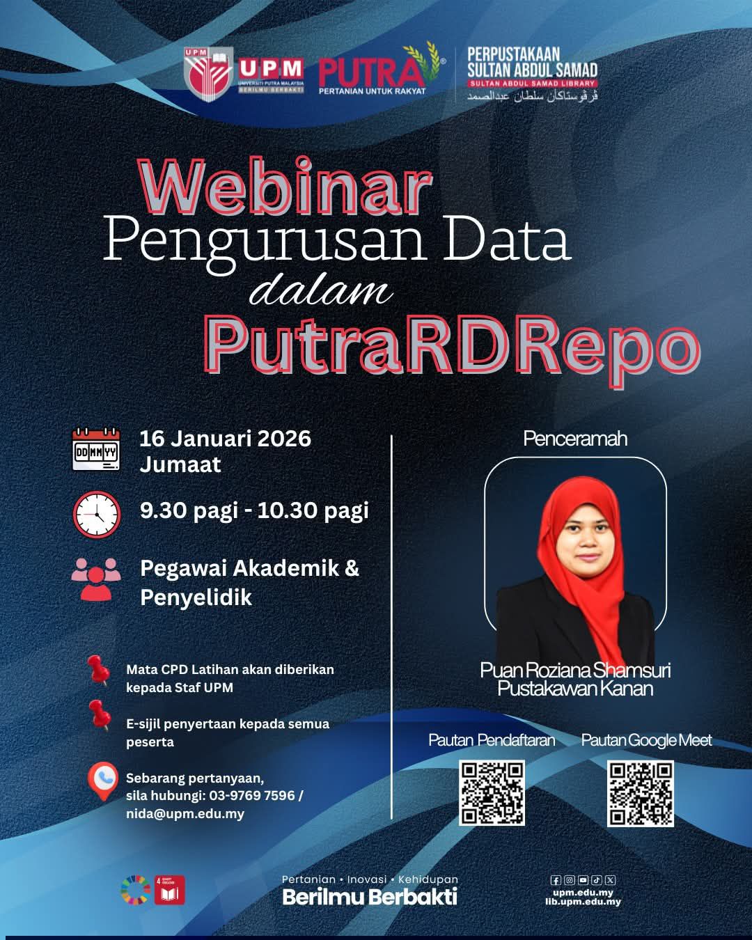 📣 [LIBRARY RESEARCH WEEK PROGRAM 2025] The Sultan Abdul Samad Library ...