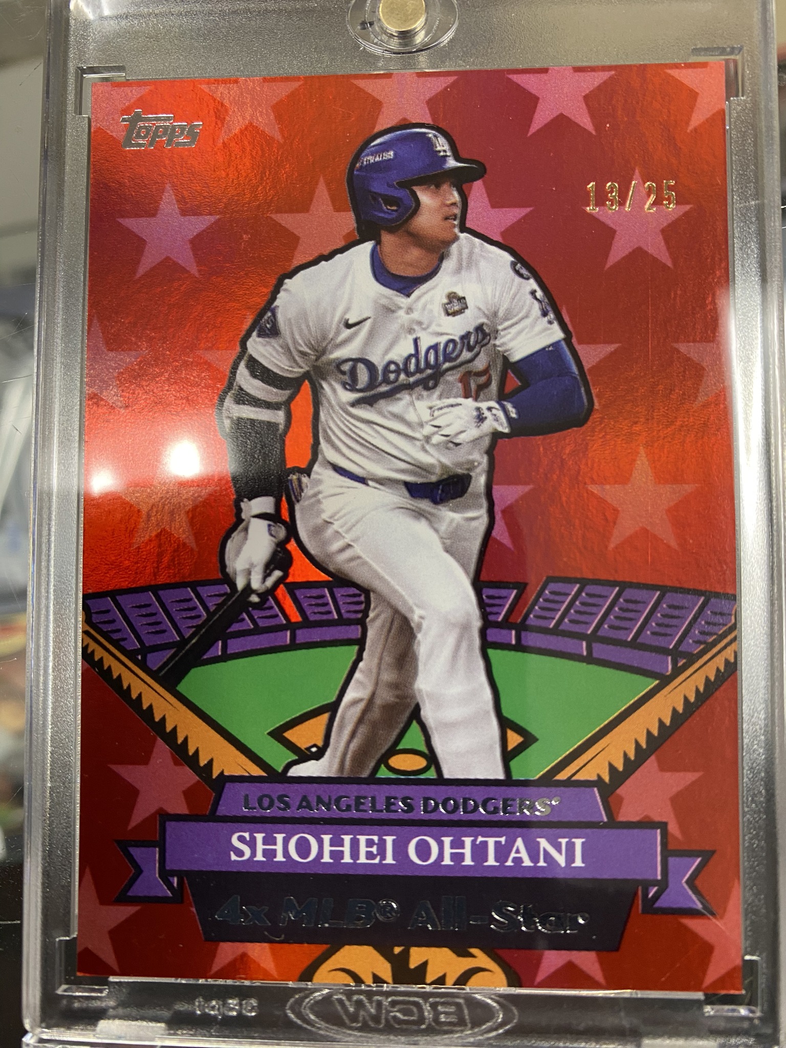 Just opened in store: 2025 Topps Archives Ohtani 4x MLB All-Star 