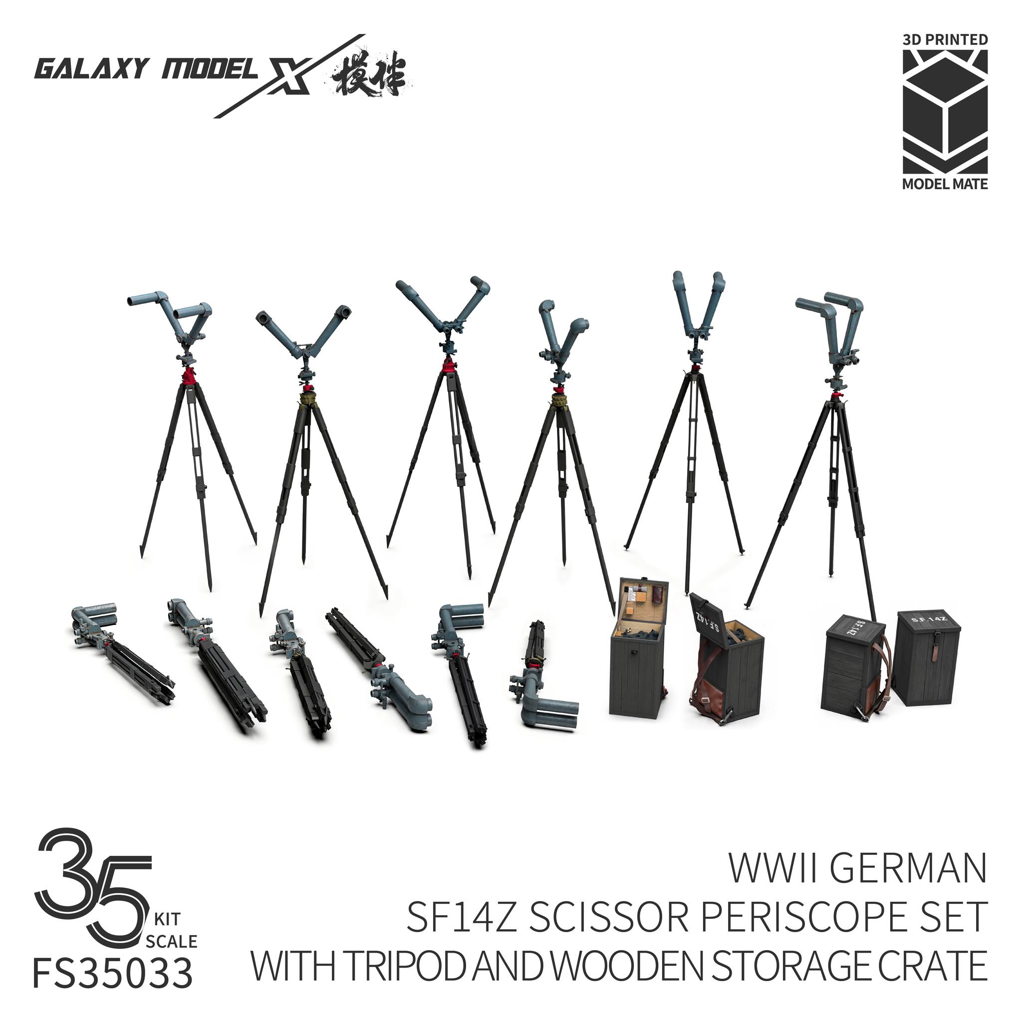 FS35033 1/35 WWII German SF14Z Gi Scissor Periscope with Tripod