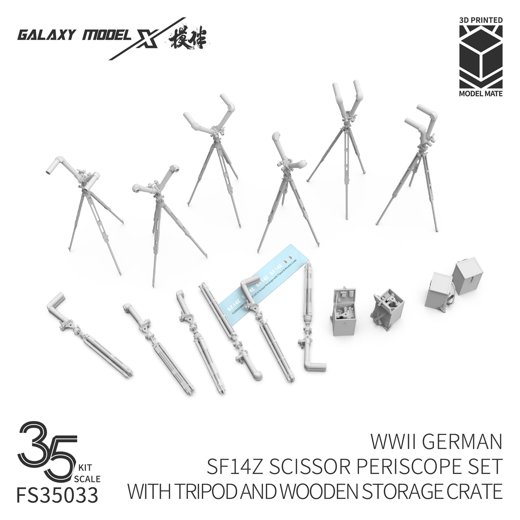 FS35033 1/35 WWII German SF14Z Gi Scissor Periscope with Tripod