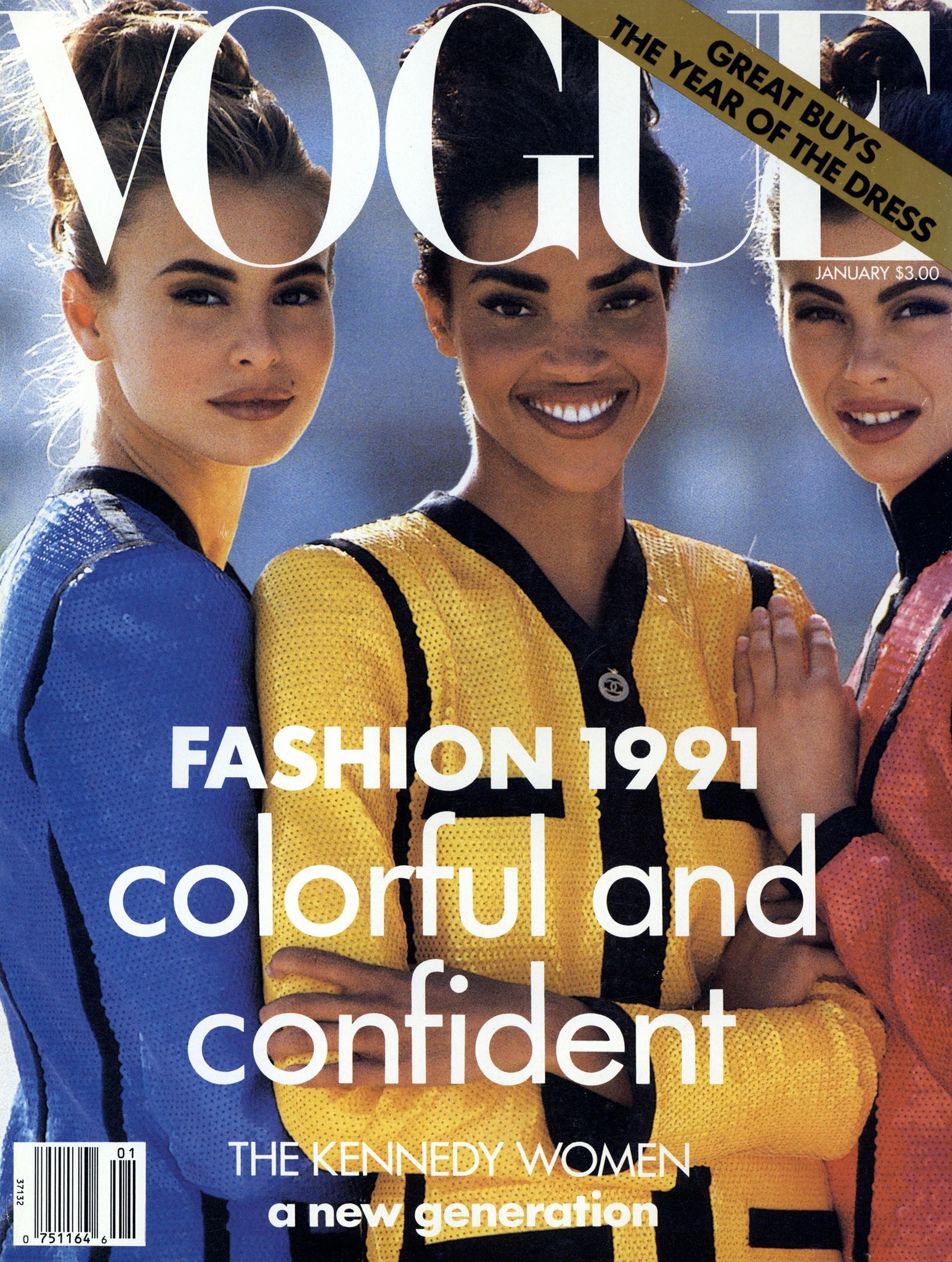 Niki Taylor, Stephanie Roberts and Audrey Benoit for Vogue US, Jan