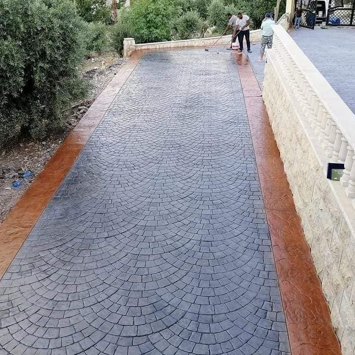 باطون مطبع وملون pro