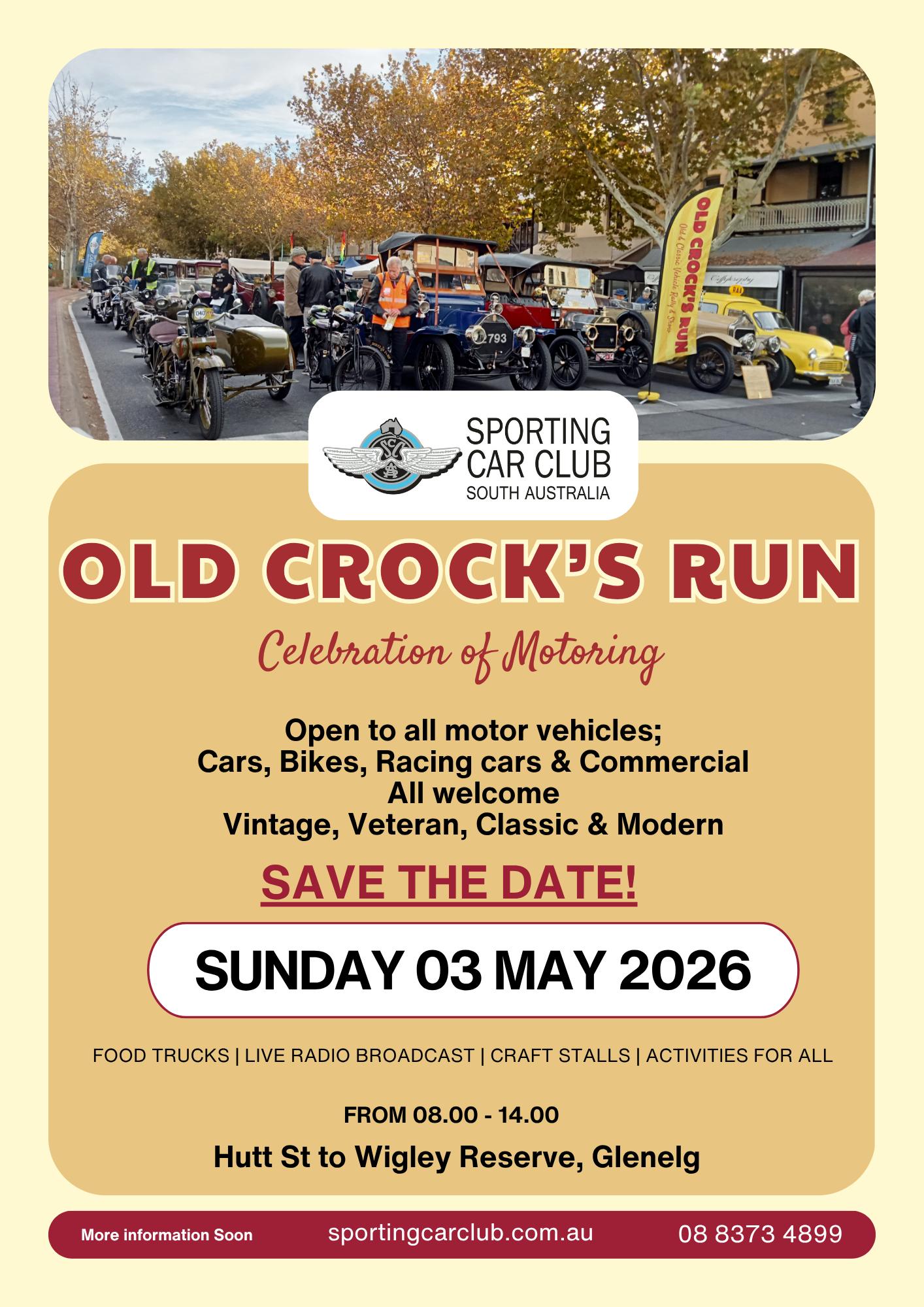 🏁🚗 Entries Opening Soon – Old... - Sporting Car Club of SA | Facebook