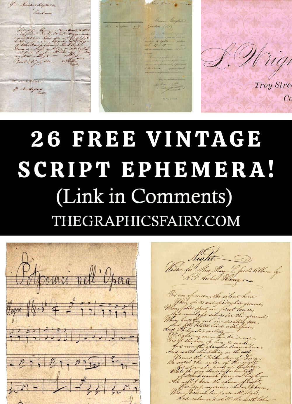 The Graphics - ️I've recently added a new Script Ephemera piece to this ...