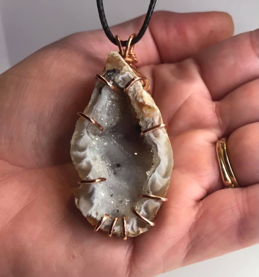 Hand wrapped Geode... - Creative inspirations by Aubrey | Facebook
