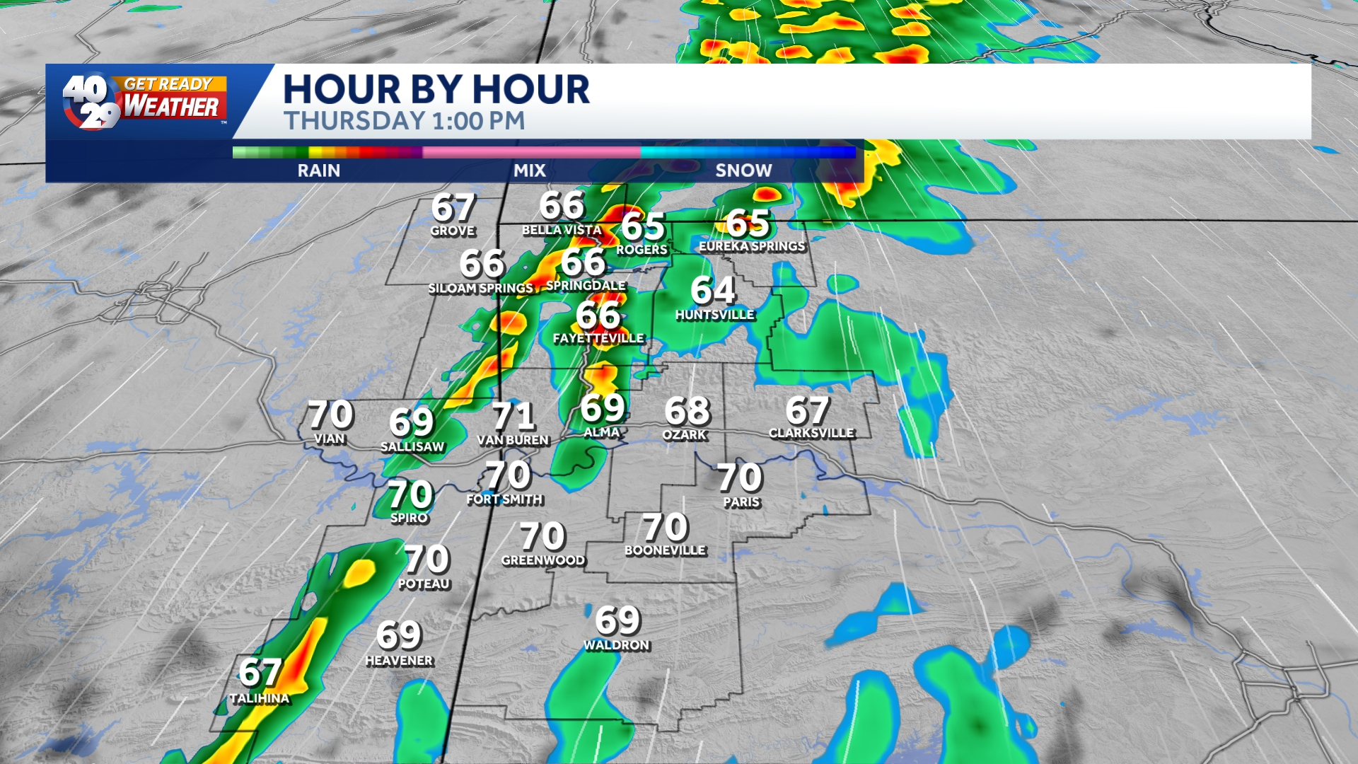 9:36PM, 1-7-25 UPDATE: The chance for... - 40/29 Darby Bybee | Facebook