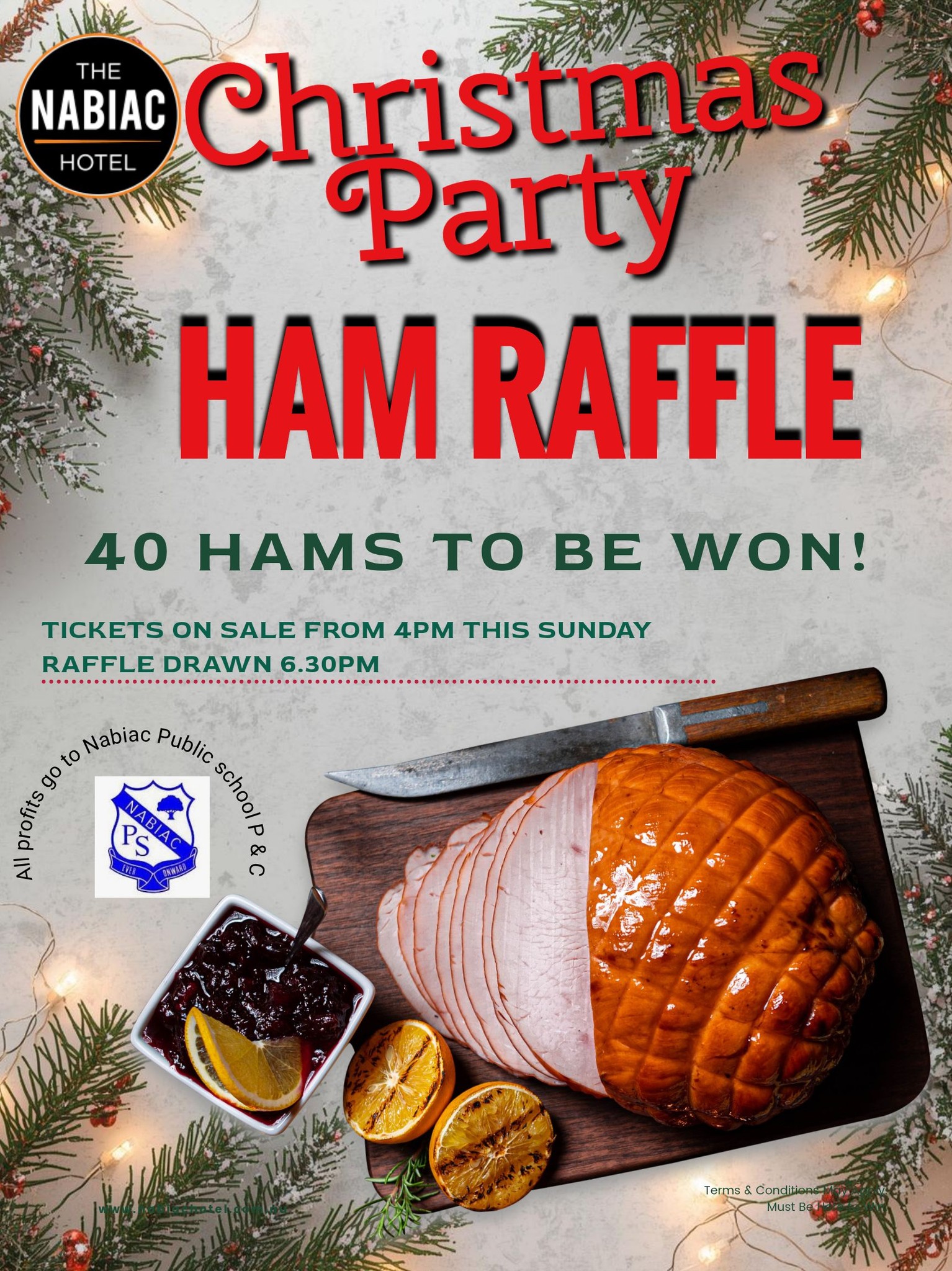 NABIAC HOTEL - Christmas Ham Raffles – This Sunday! 🎅🎄... | Facebook