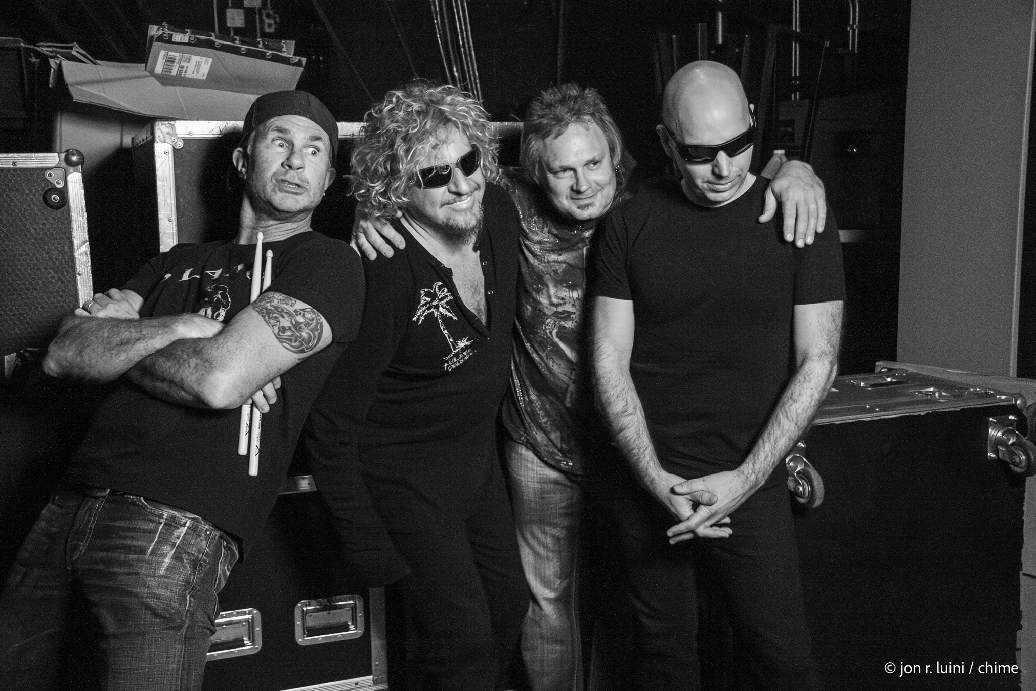 Sammy Hagar (The Red Rocker) had to double-check who was under