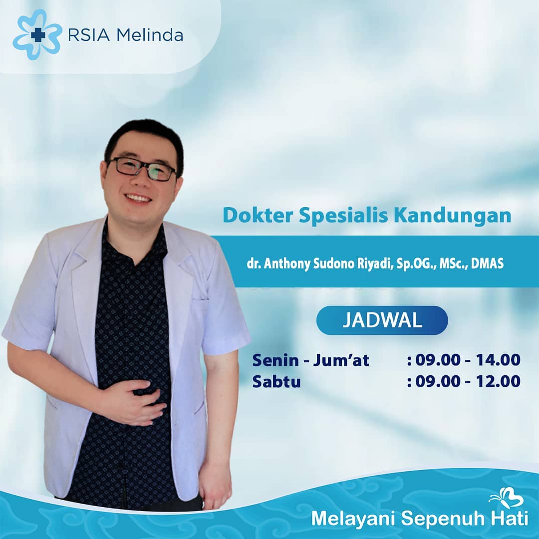 Melinda - dr. Anthony Sudono Riyadi, SpOG., MSc., DMAS merupakan dokter ...