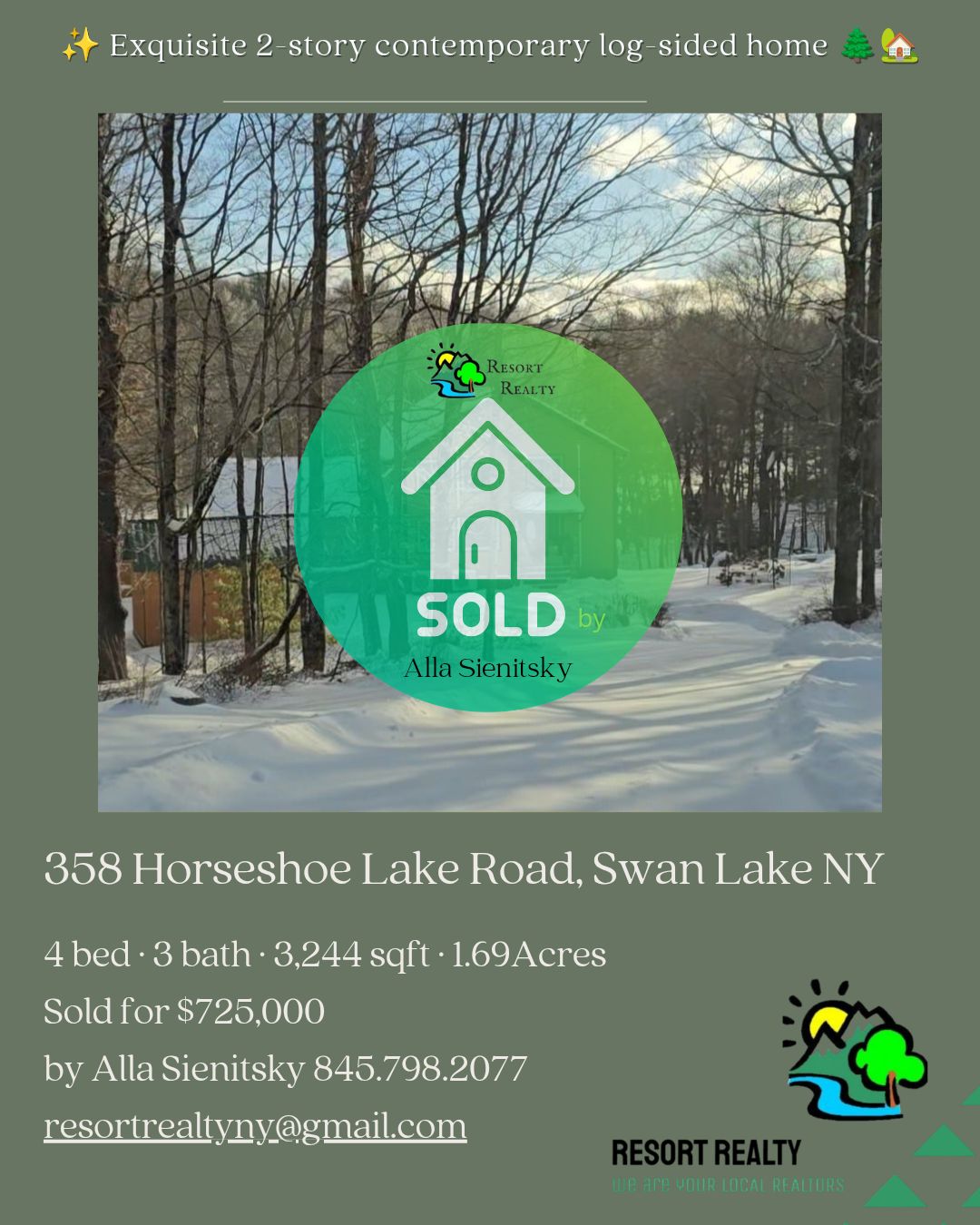 old! 🥂 We are so excited to announce that 358 Horseshoe Lake Road