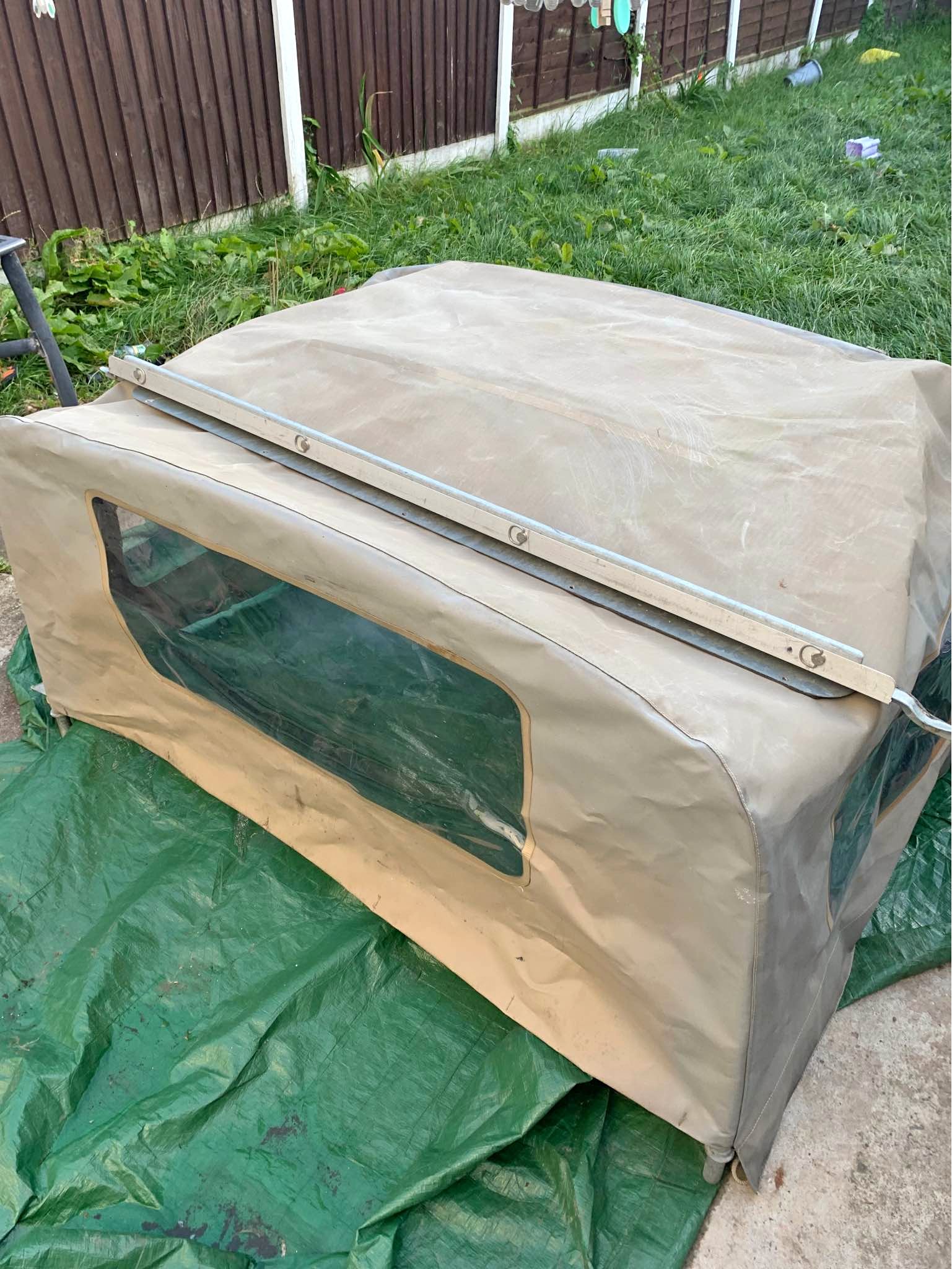 Land Rover canvas canopy and frame - Car Exterior Parts - Blackpool ...