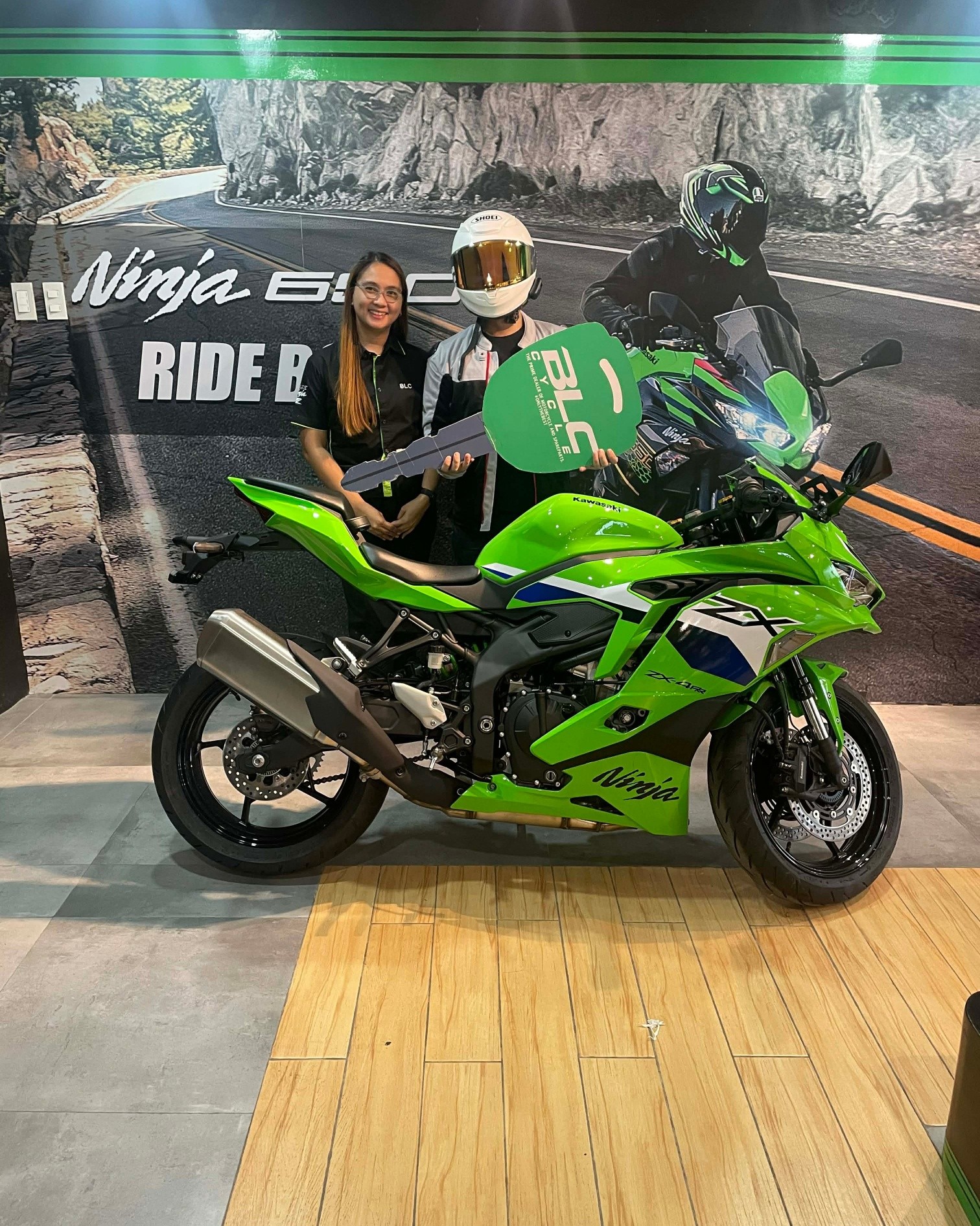 Congratulations Sir Kevin Paul on your Brand New Kawasaki Ninja ZX