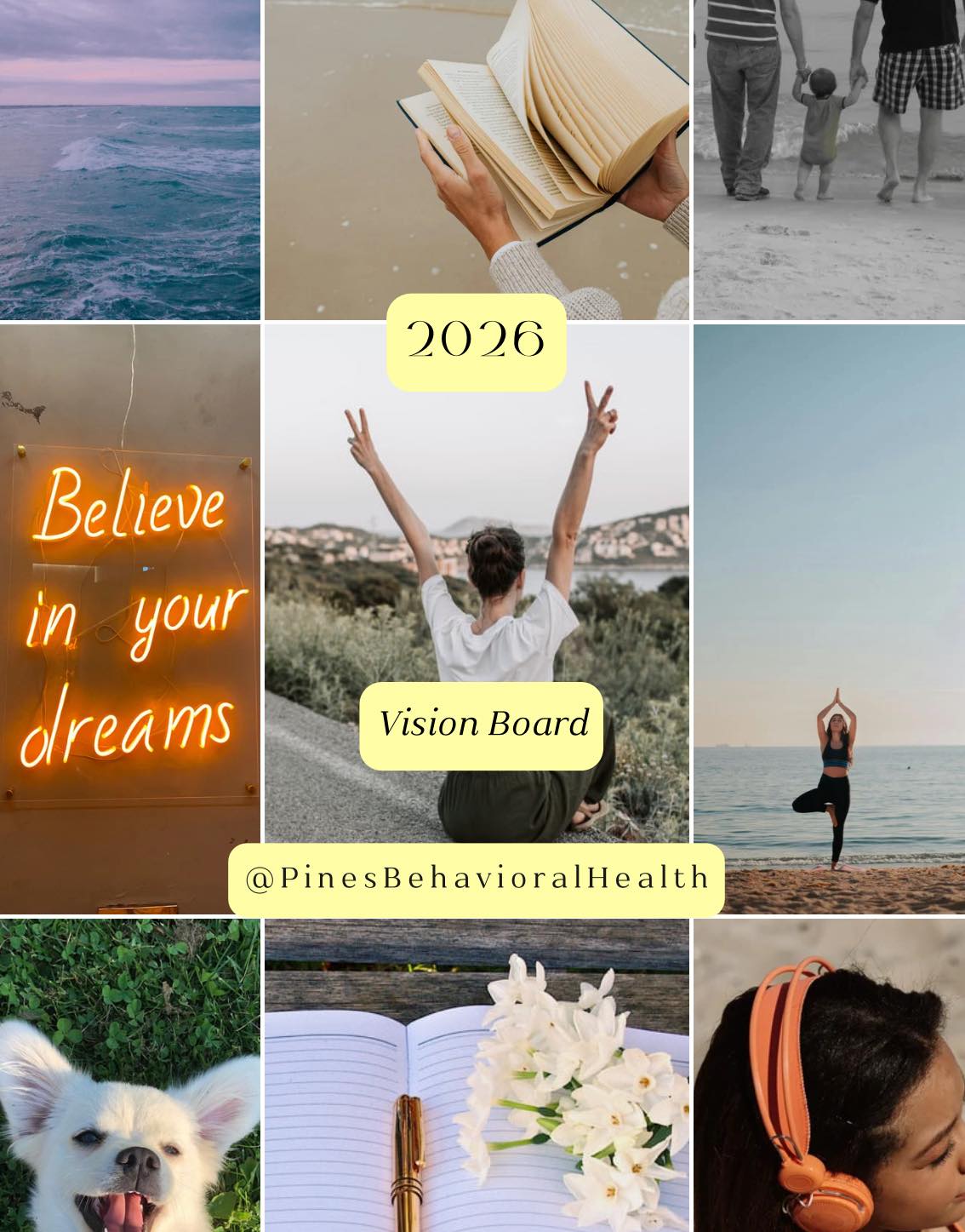 Pines - Here is a vision board for mental health in 2026 🤍 A reminder ...