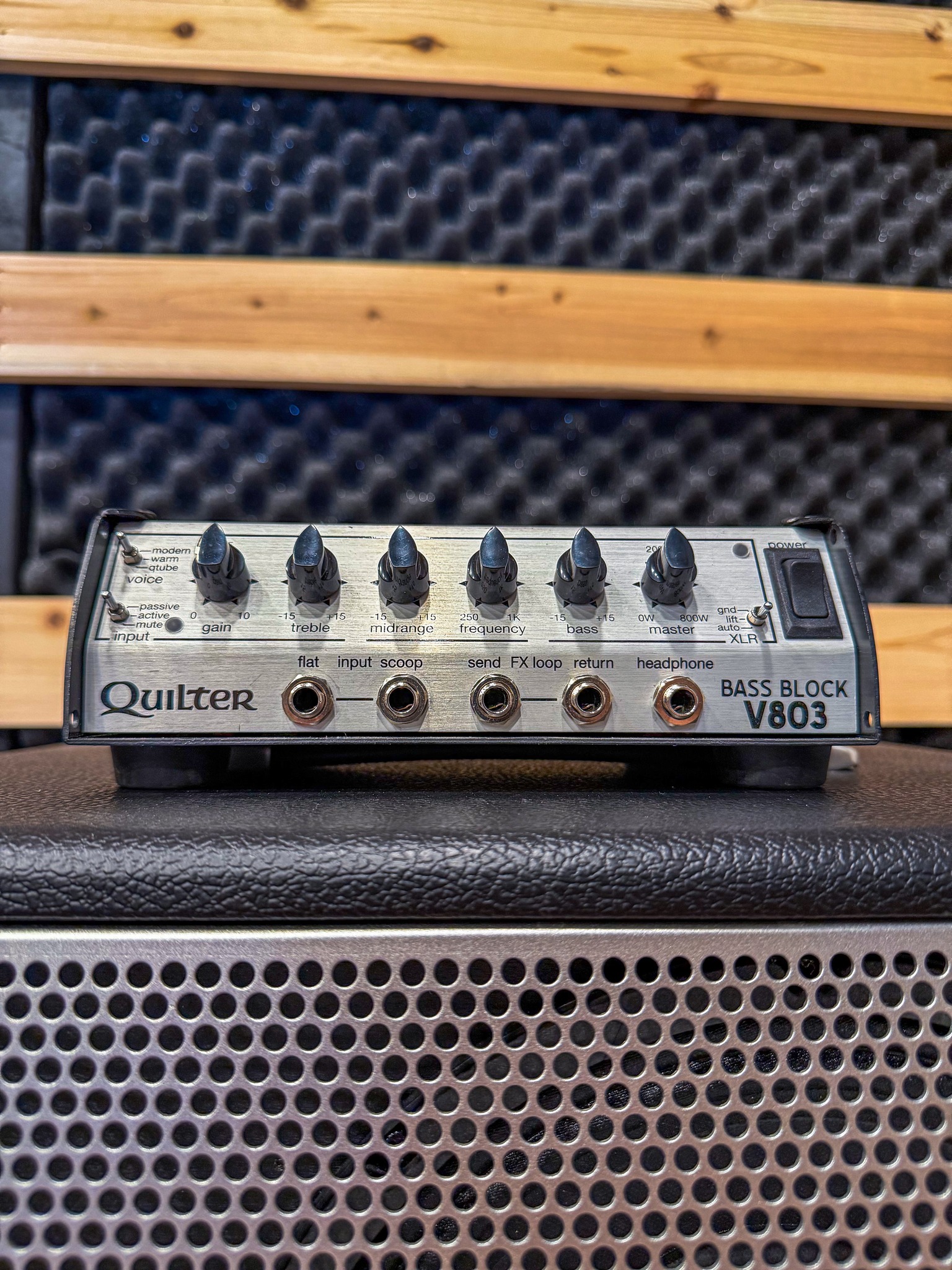 The Bass Block V803 puts 800 watts and Q-Tube analog warmth on