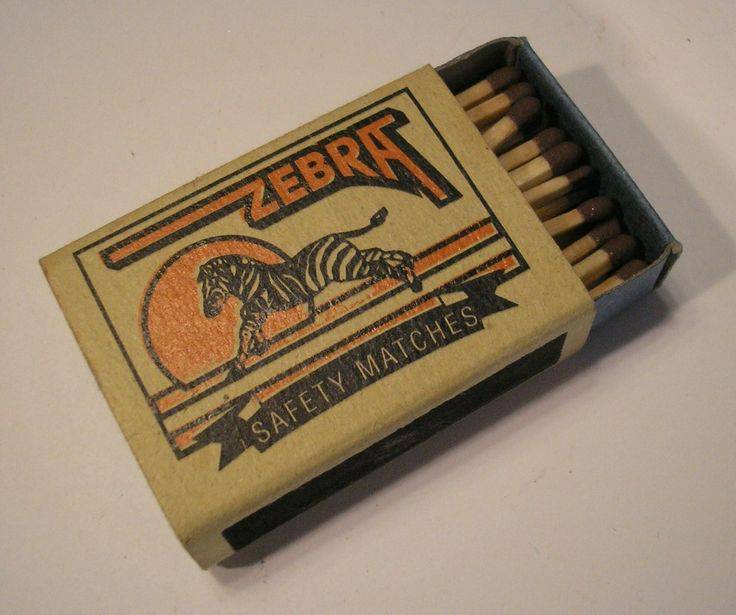 Who remembers the zebra matchbox?