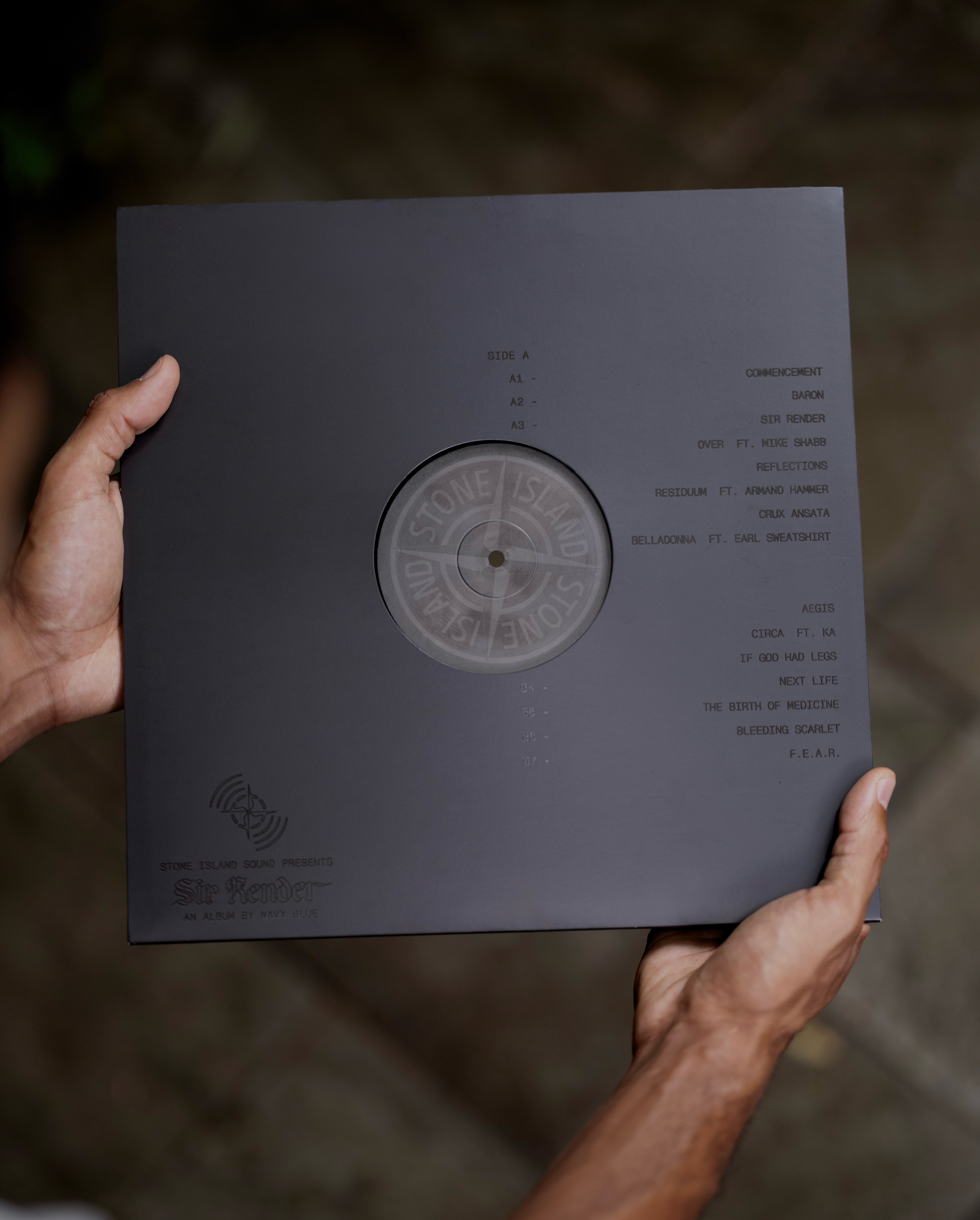 STONE ISLAND SOUND PRESENTS: SIR RENDER By Navy Blue The vinyl