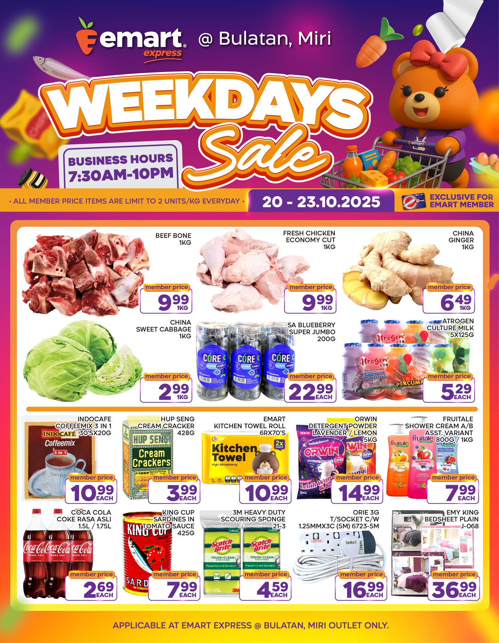 Emart - 🌟 𝐇𝐞𝐥𝐥𝐨 𝐌𝐢𝐫𝐢𝐚𝐧𝐬! 🌟 Weekdays just got more exciting at 𝐄𝐦𝐚𝐫𝐭 ...