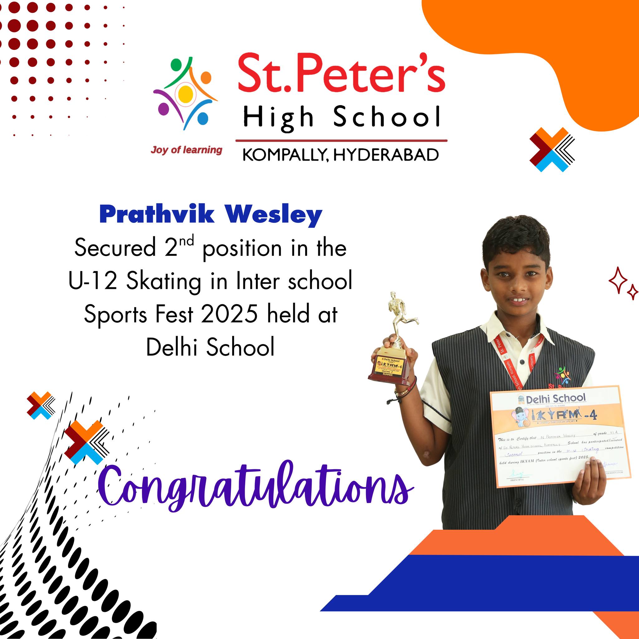 St.Peter's High School, Kompally - Hyderabad - #mondaymotivation # ...