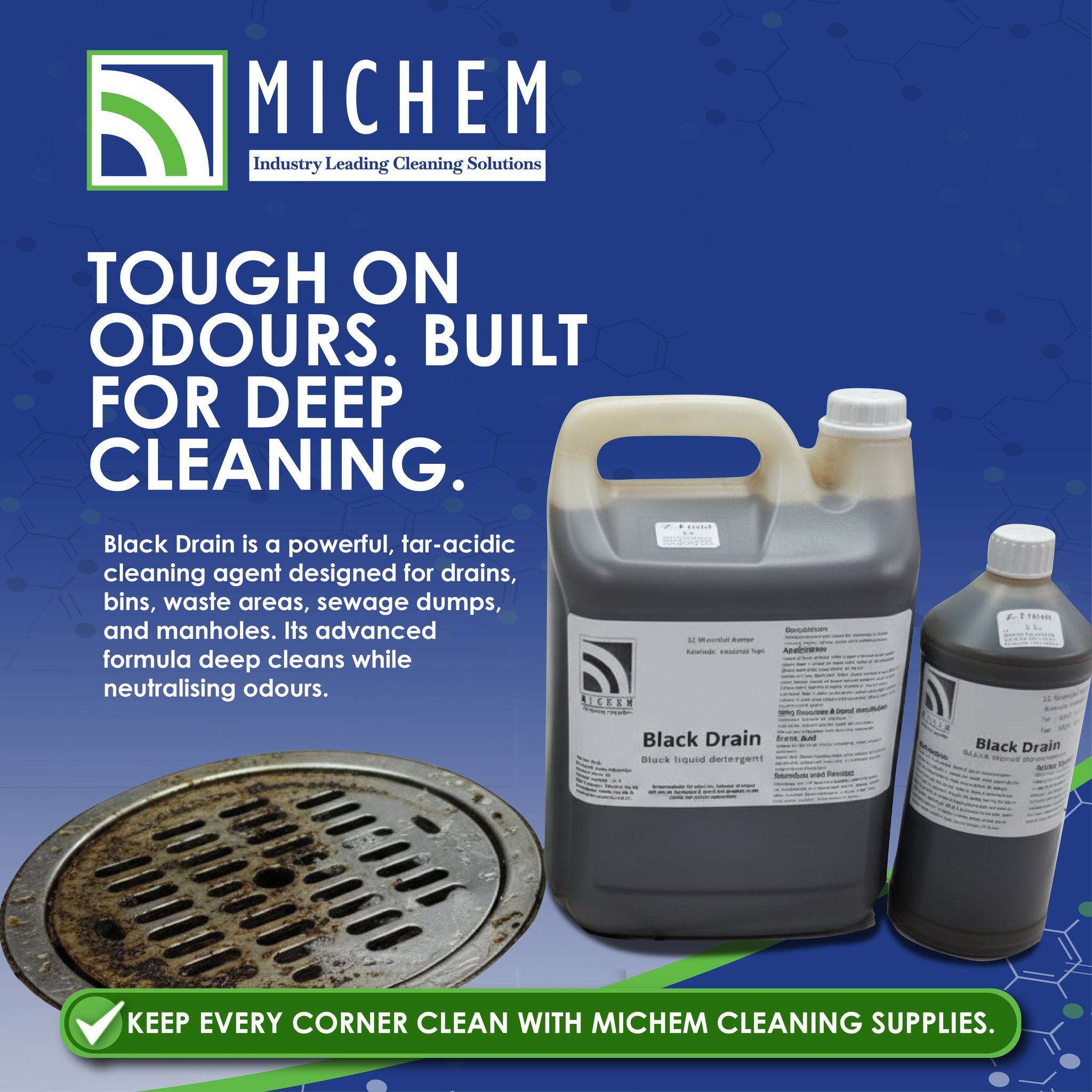 Michem Black Drain tackles the... - Michem Cleaning Supplies | Facebook