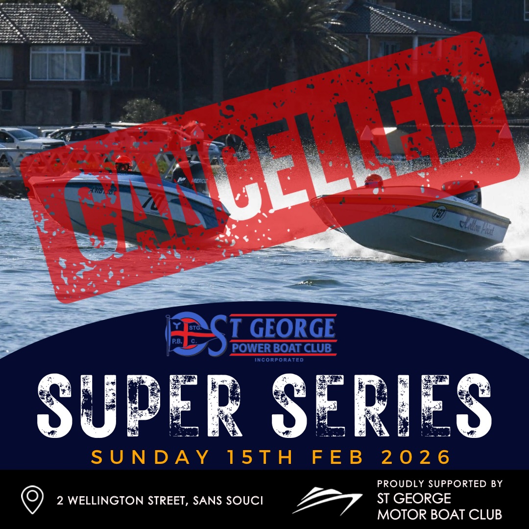 Due to ongoing works in the... - St. George Power Boat Club | Facebook