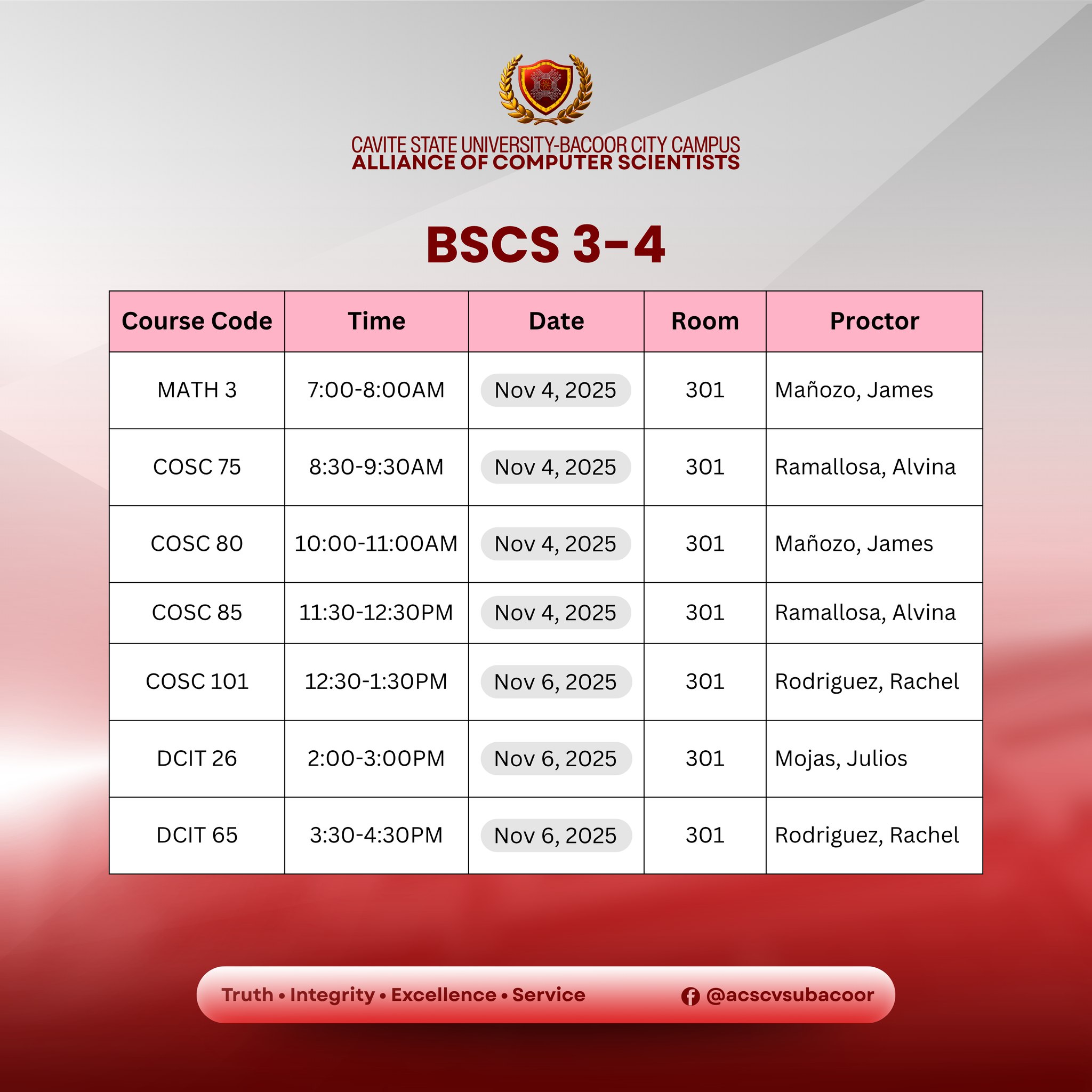 CvSU Bacoor... - CvSU Bacoor - Alliance of Computer Scientist