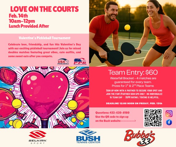 Bush - Grab your partner and get ready for a love match! 💘 The 