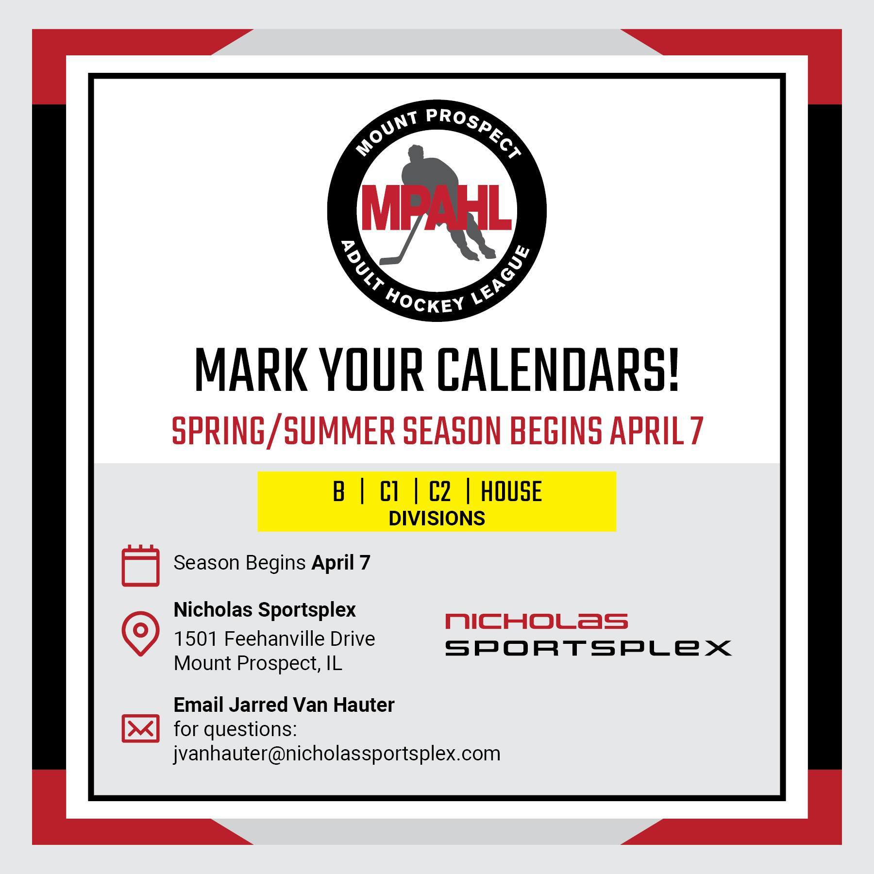 Nicholas Sportsplex | Mount Prospect IL