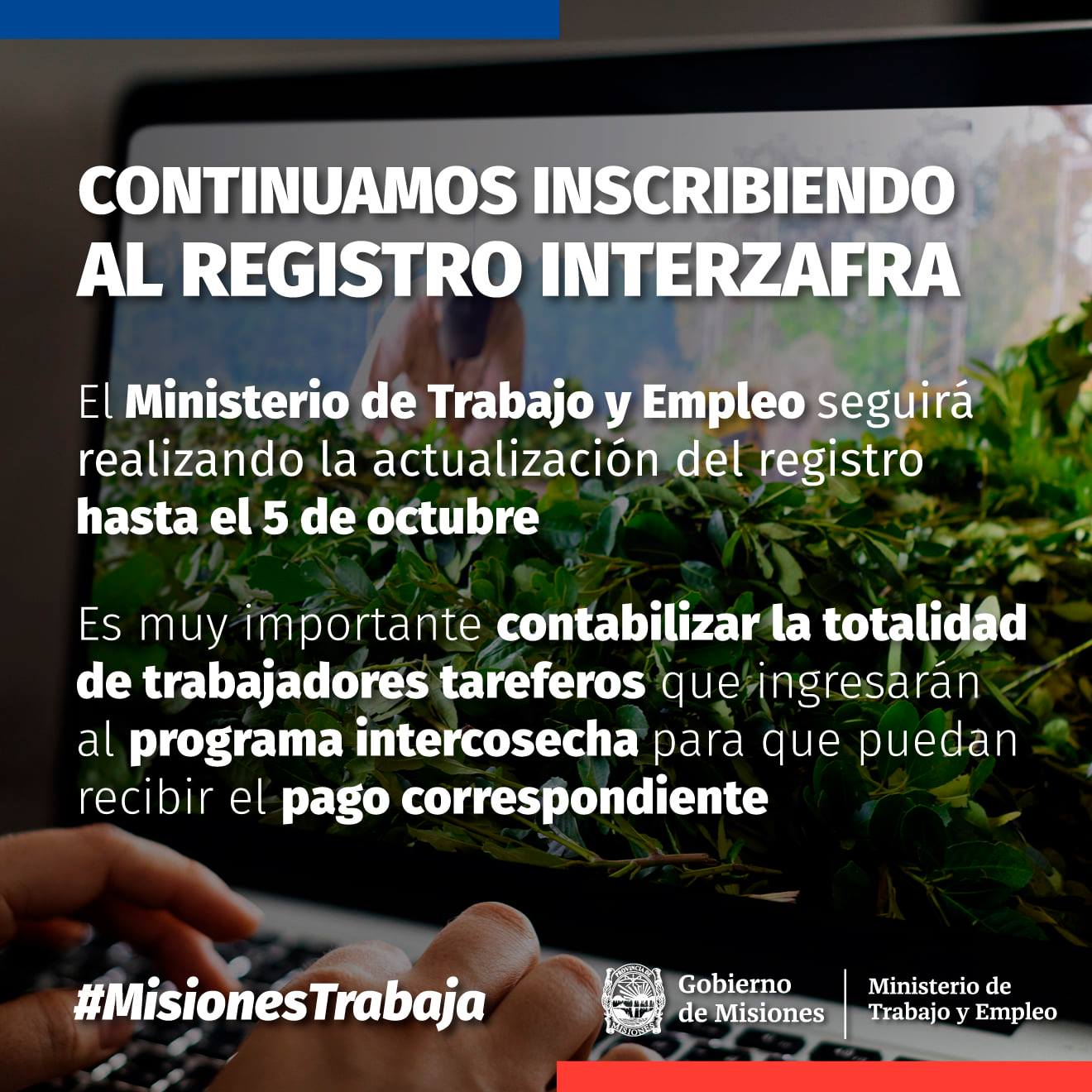 ⚠️ INFORMACIÓN IMPORTANTE ⚠️ El Ministerio de Trabajo y Empleo informa ...