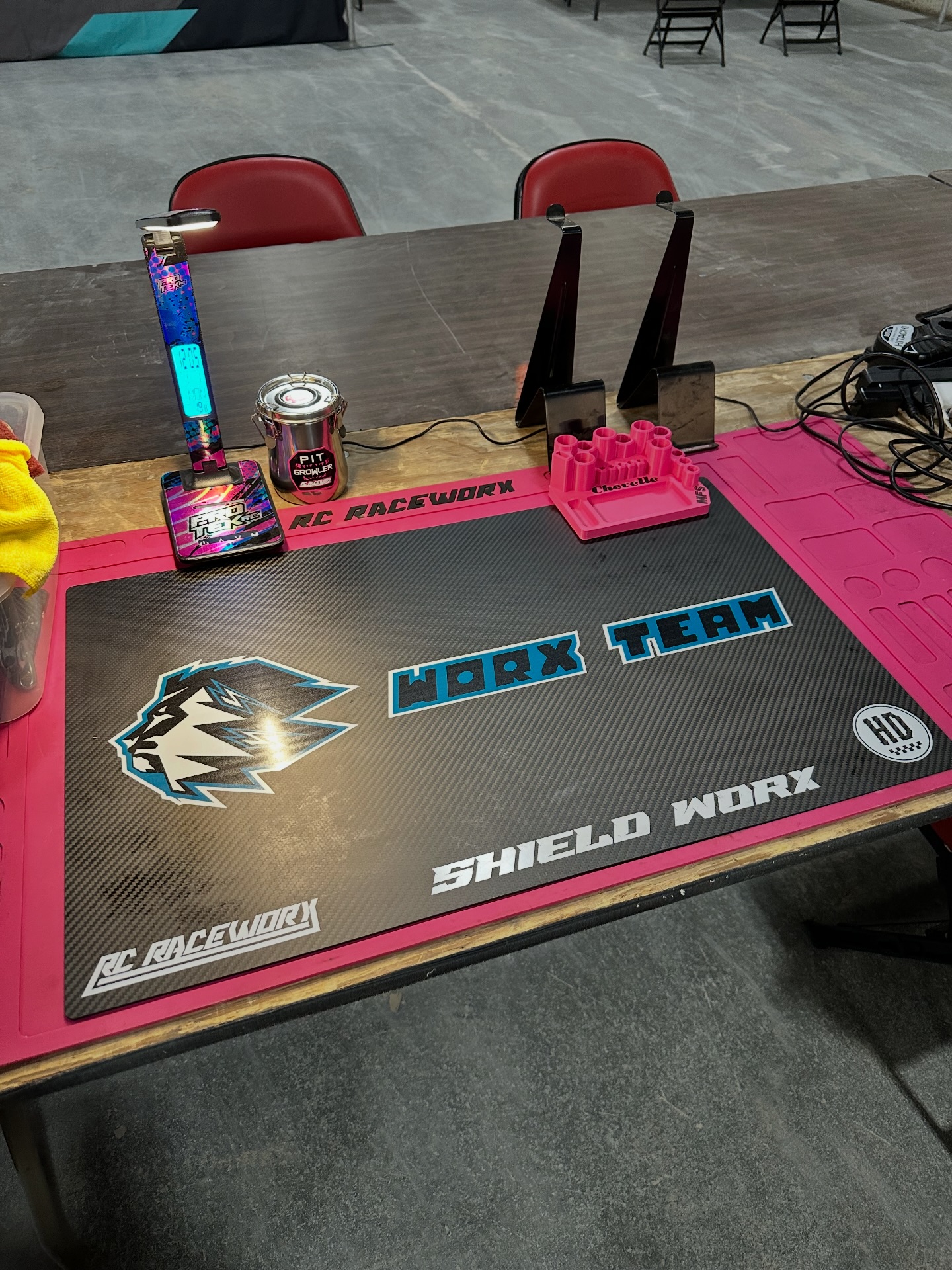 RC - On the bench at the 2025 Silver State Race. Worx teammates @team ...