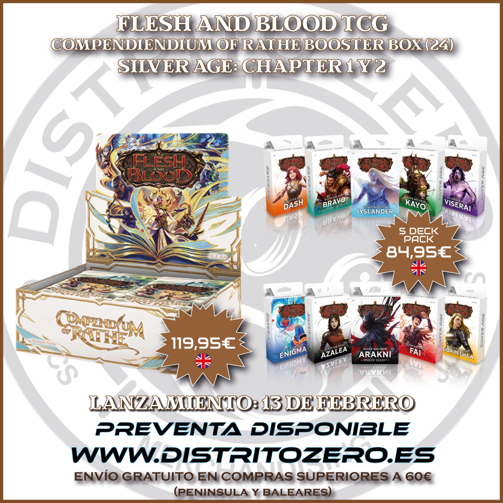 Distrito - ⚔️🔥 El Silver Age comienza 🔥⚔️ Ya puedes reservar Flesh and ...