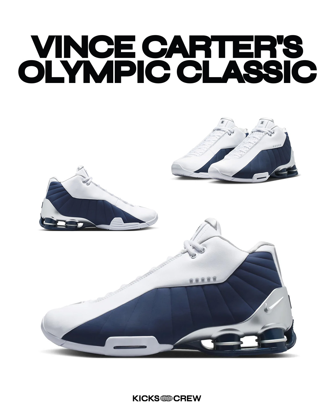 The Nike Shox BB4 'Olympic' brings back one of basketball's most