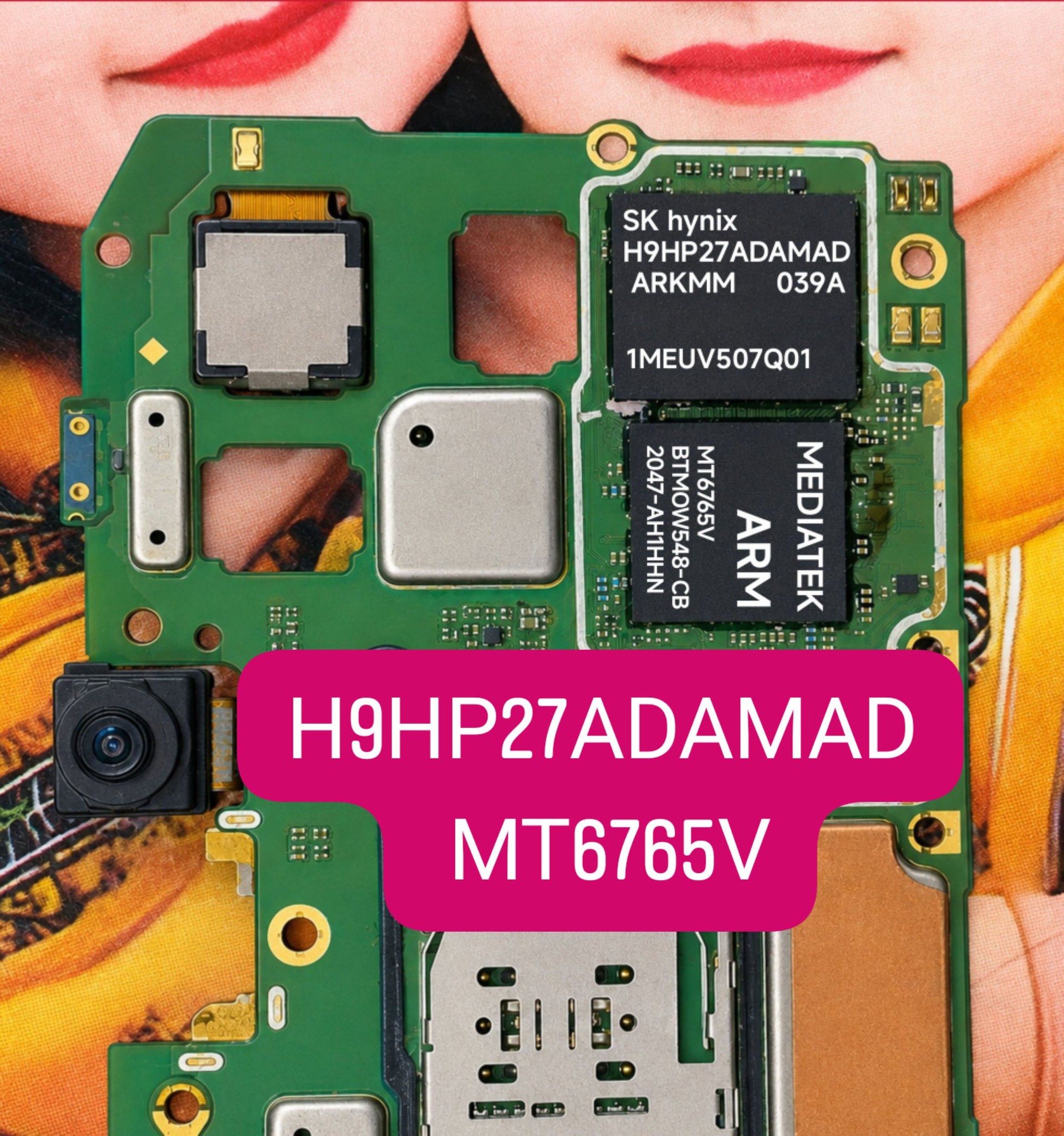 H9HP27ADAMAD | MT6765V | 3GB RAM + 32GB Storage Mobile Motherboard